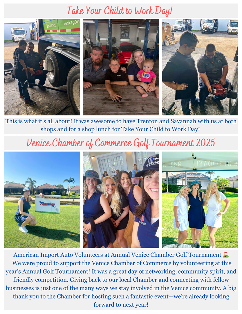 Venice Chamber of Commerce Golf Tournamet 2025 - American Import Auto